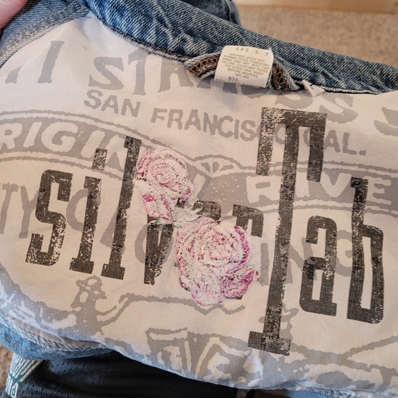 Levi's 90's Vintage Silvertab Jean Denim Vest - Picture 12 of 12